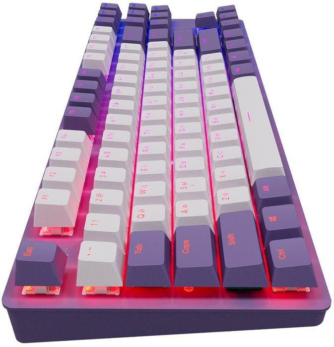 Клавиатура игровая Dark Project KD87A Violet/Grey (+КАСТОМ)