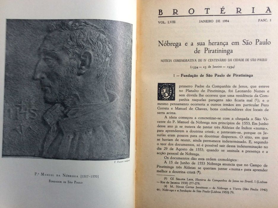 Brotéria. Revista contemporânea. de cultura, 1954 Ver sumário.