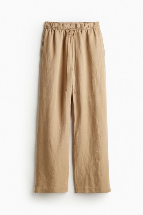 Лляні штани H&M льон брюки