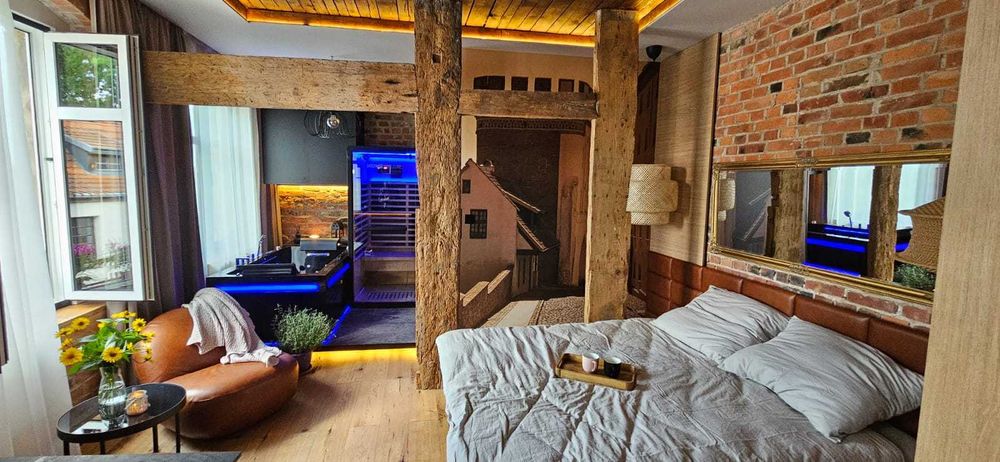 Romantyczny Apartament z prywatnym SPA w samym  sercu Torunia