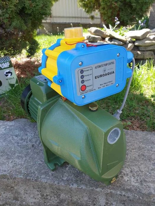 Насосна станція 1,1 kW AUTO с пресконтролем (ТІЛЬКИ ДОСТАВКА ПОШТОЮ)