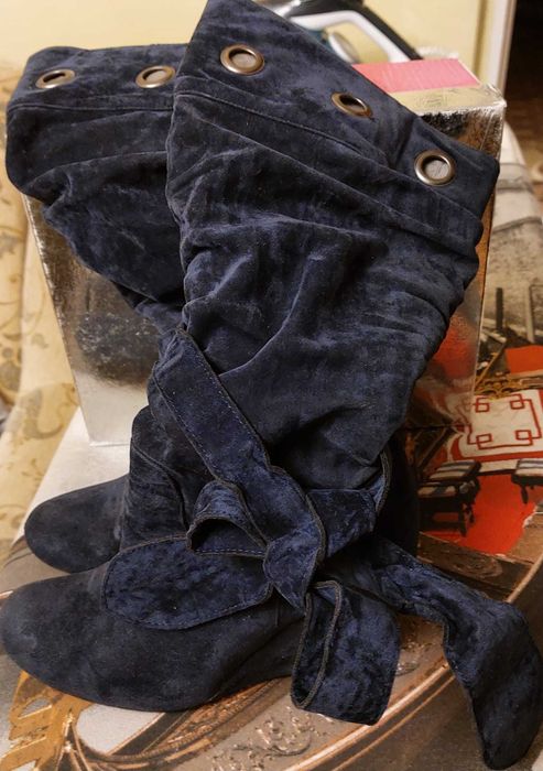 Kozaki zamszowe rozmiar 36