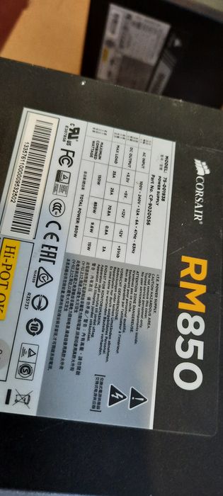 Блоки питания Corsair rm850x