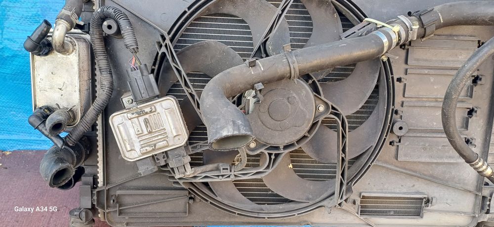 Chłodnice wentylator komplet chłodnic ford galaxy mk3  lll 2.0 tdci