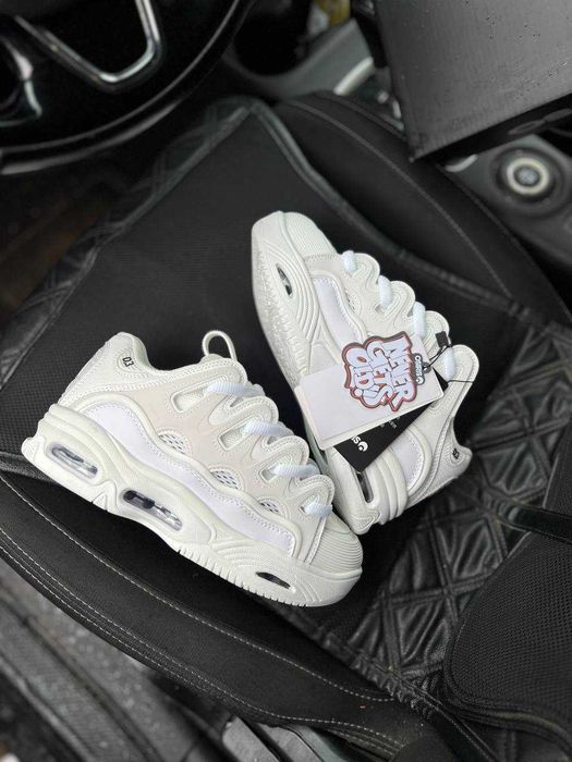 Кросівки Osiris D3 2001 All White premium | Кроссовки жіночі чоловічі