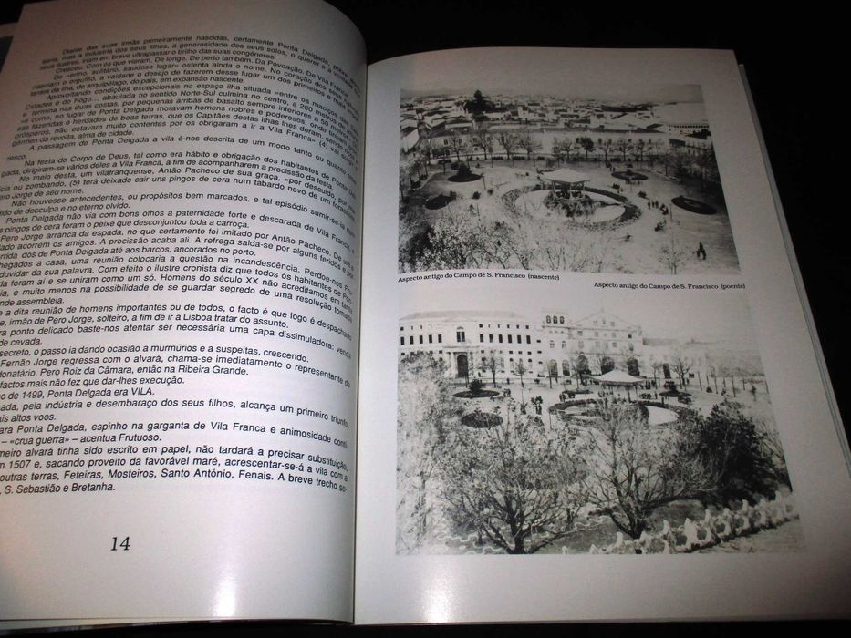 Livro Ponta Delgada Fotobiografia Açores Álvaro Saraiva Teixeira Dias
