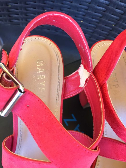 sandália de senhora