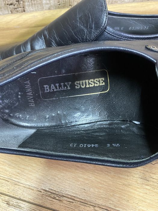Мужские кожаные туфли швейцарского бренда bally.