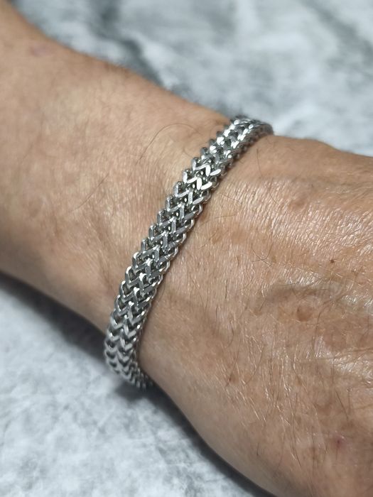 Pulseira Hip Hop Prateada