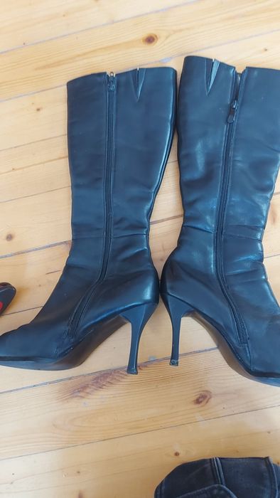 Жіночі шкіряні зимові чоботи Liska, 40р.