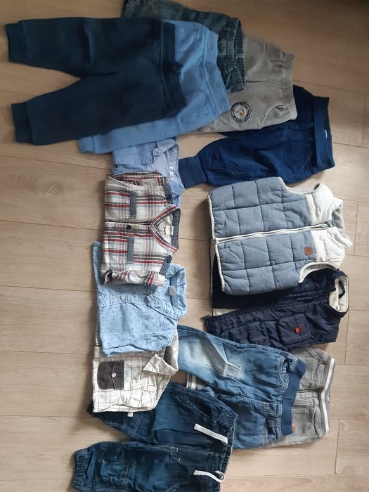 Zestaw ubranek dla chlopca r.80
