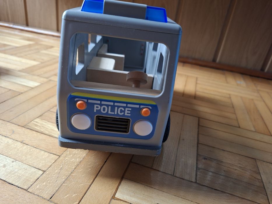 Playtive Junior Drewniany Radiowóz Policyjny Auto Policja