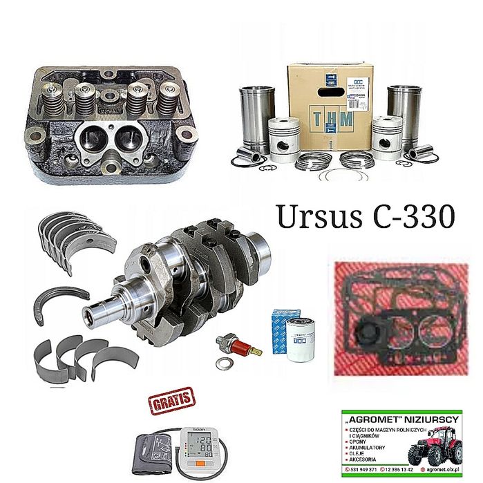 Zestaw naprawczy silnika Ursus C-330 kpl.