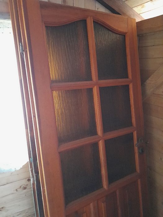 Drzwi modrzewiowe lewe 80cm