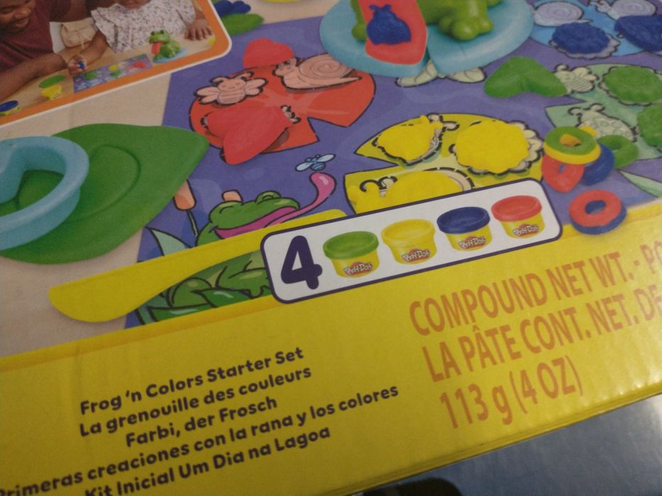 Nowa ciastolina playdoh zestaw startowy