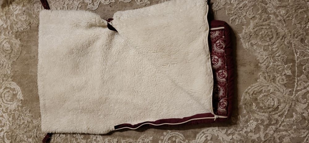 Зимний конверт для новорожденного