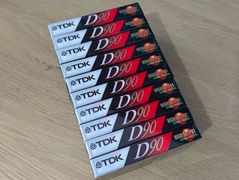 Аудіокасеты аудио кассеты блок 16шт. TDK D90 High Output