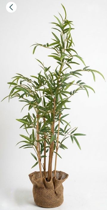 Bambu artificial com canas naturais 100cm
