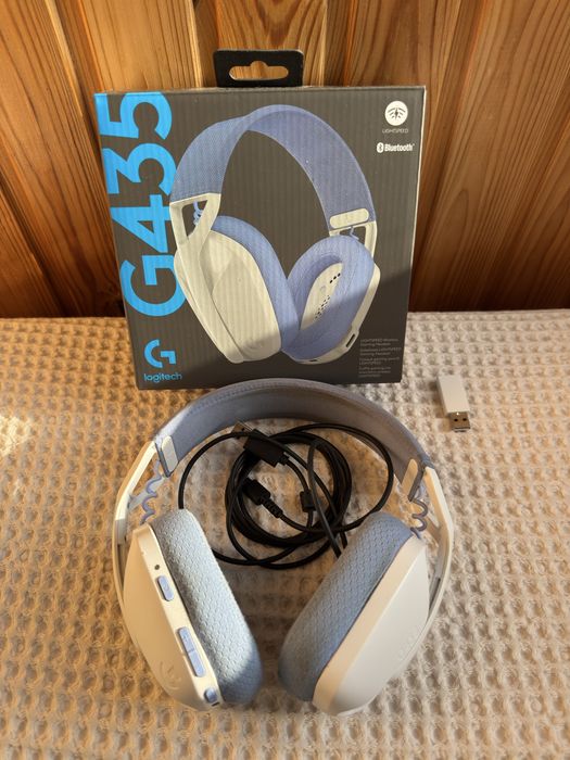 Гарнітура бездротова ігрова Logitech G435 Black (981-001050)