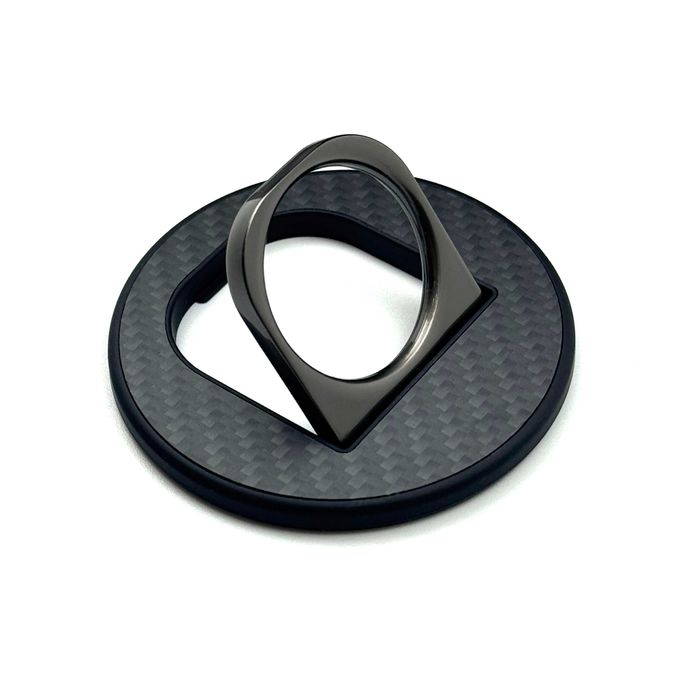 Карбоновое магнитное кольцо-подставка Pop Socket MagSafe iPhone 12-16
