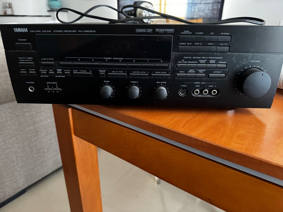 Amplificador de som YAMAHA RX‑V590RDS