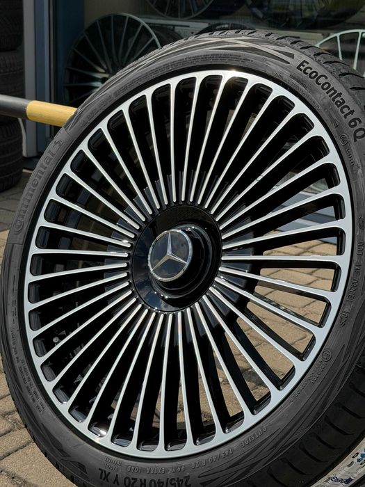 Nowe koła Mercedes 20" cali S klasa w223 czarno srebrne wieloszprychowe