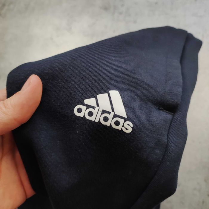 MĘSKIE Spodnie Dresowe DRESY Sportowe Bawełna Adidas Granat ClimaCool