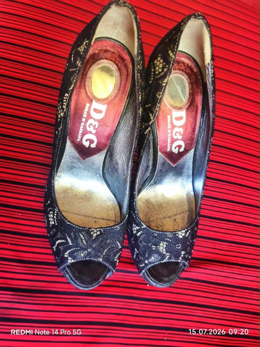 D&G dolce & gabbana szpilki roz 37