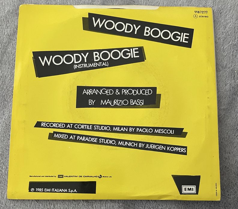 Vinil de Baltimore 45 rpm Woody Boogie