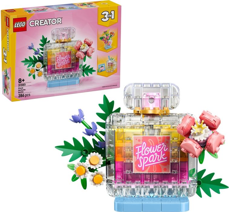 LEGO® Art 31383 Квітковий декор: Флакон парфумів (Perfume Bottle)