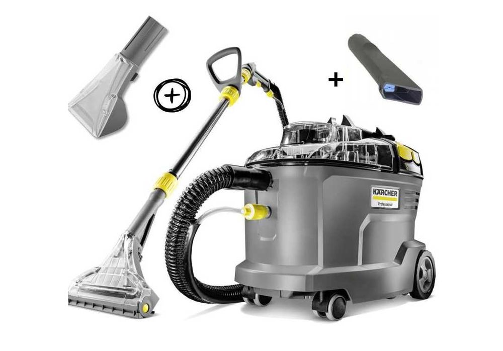 Миючий пилосос Karcher puzzi 8/1 +хімія. Моющий пылесос для химчистки кершер