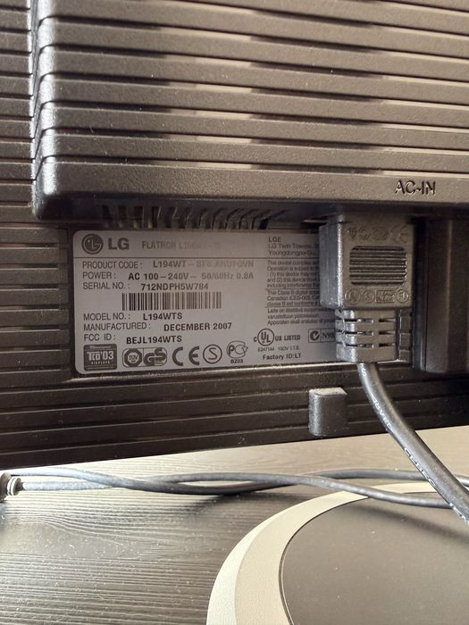 Монітор LG Flatron 19’