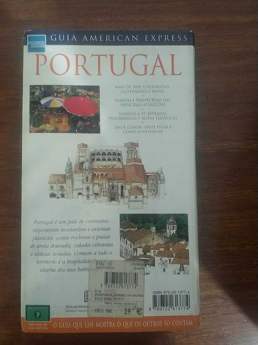 Guia American Express - Portugal com 478 páginas