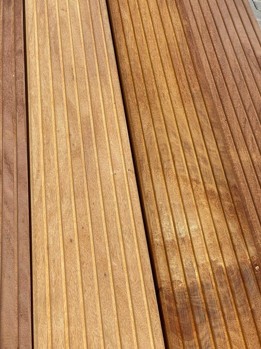 Deska Tarasowa Garapa egzotyczna ryflowana 25x145mm Fas KD