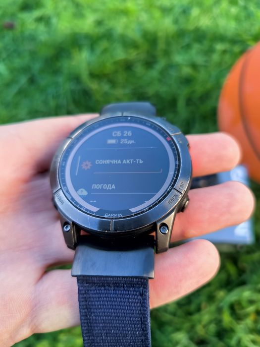 Топовий Garmin Fenix 7 Х Solar 51mm, ліхтарик!