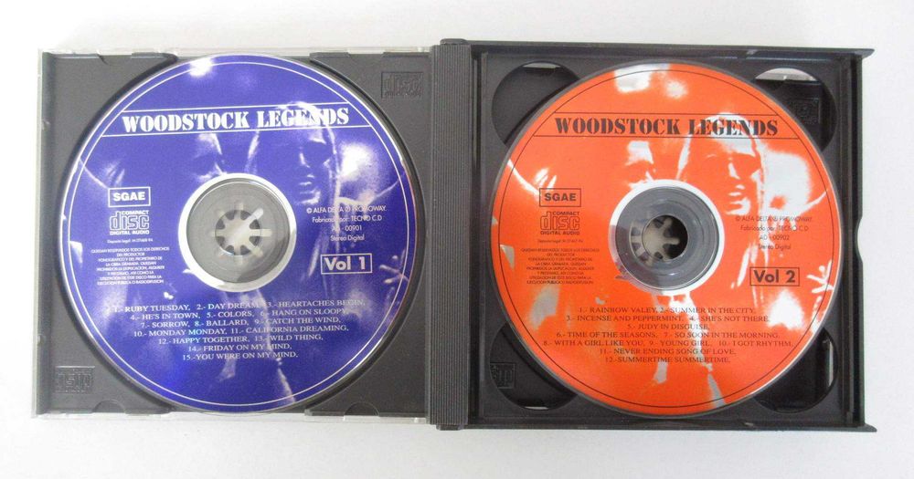 WOODSTOCK LEGENDS (Turtles, Troggs, Melanie, Joan Baez, Etc) (2 x CD)