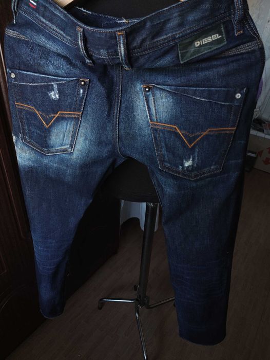 Джинсы Diesel Krooley jeans Italy w 29-30 navy.