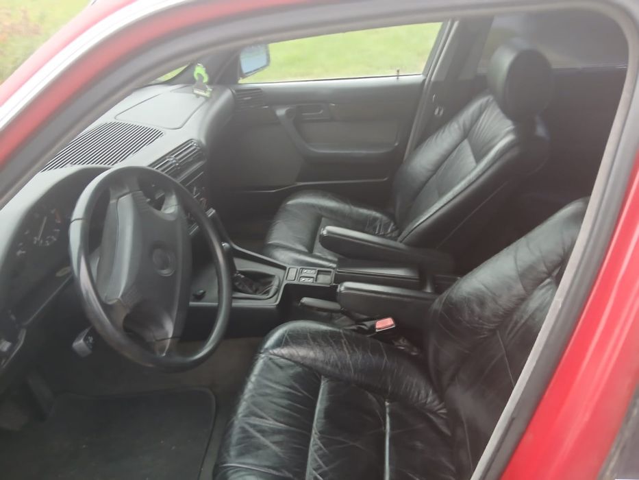 BMW E34 2.0 r6 klimatyzacja hellrot skóry