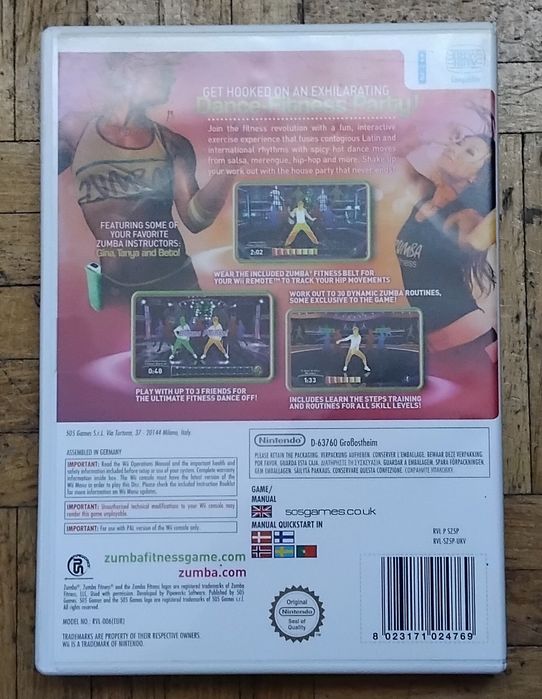 ZUMBA  - Gra na Nintendo Wii