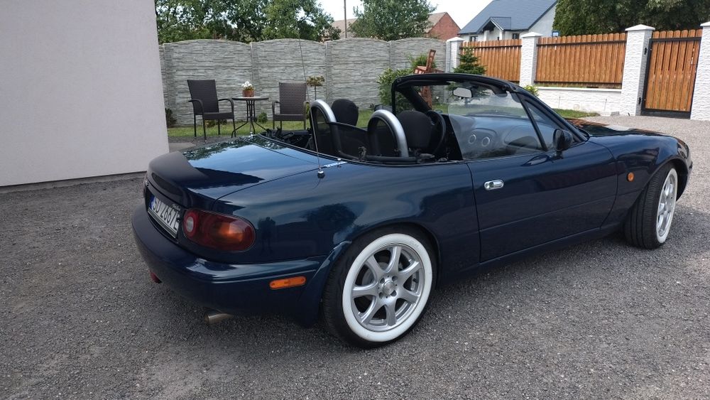 Mazda MX5, wyjątkowo zadbana, rocznik 1996.