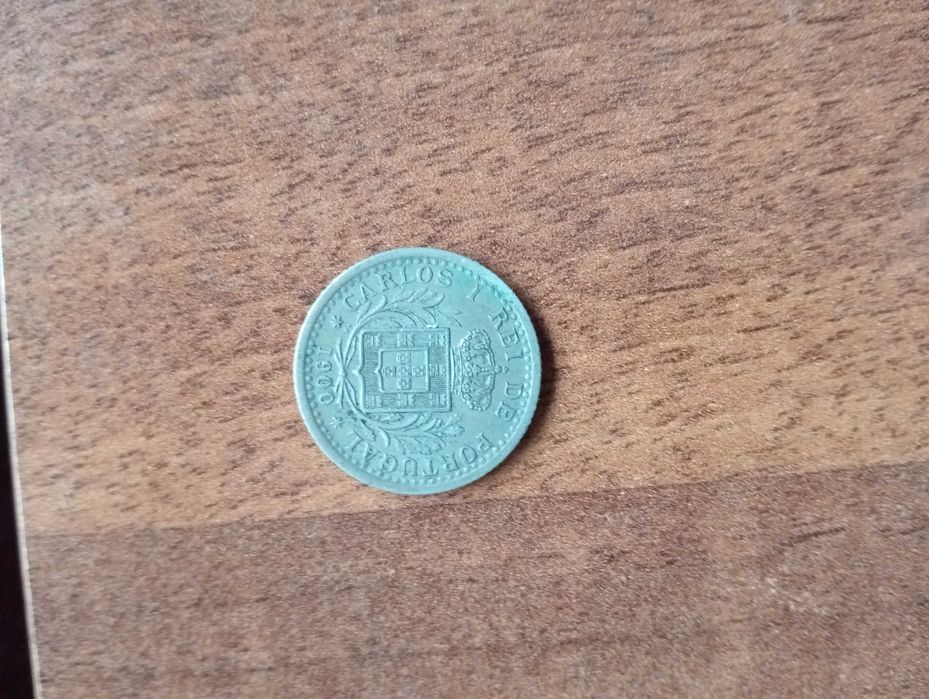 Moeda 100 Reis Ano 1900 Bom Estado