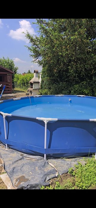 Basen ogrodowy Bestway steel pro 366×76 + pompa