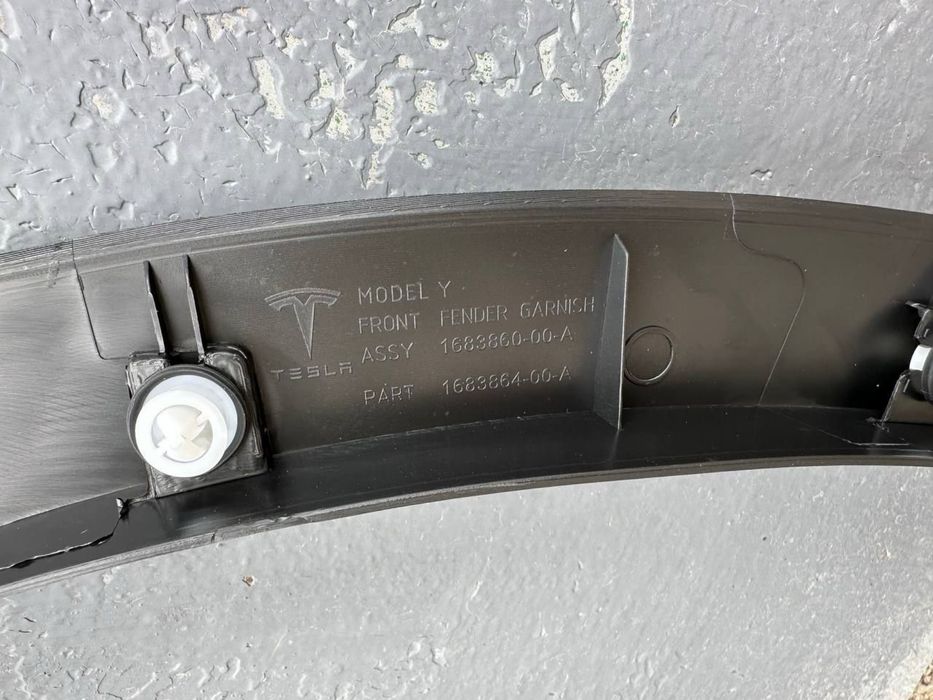 Tesla Model Y накладка арки листва