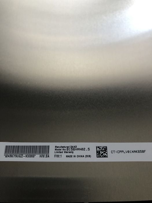 Матрица 15.6slim FullHd IPs 30pin eDP