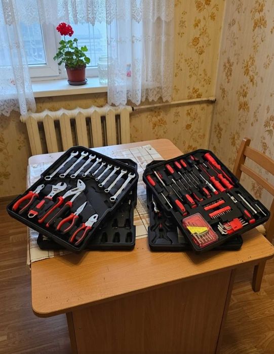 Великий набір інструментів у чемодані 408 деталей професійний