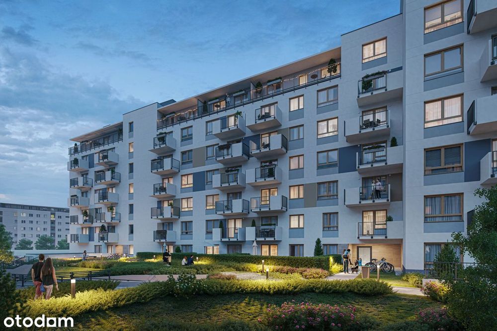 3-pokojowe mieszkanie 58m2 + balkon