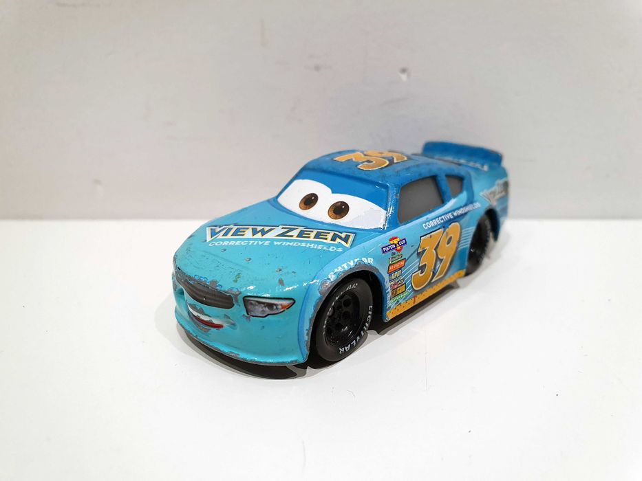 Mattel Disney Pixar Cars Auta Buck Bearingly no.39 1:55