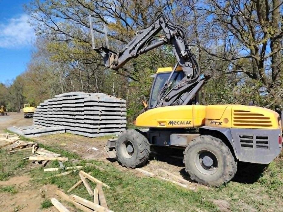 Usługi koparką Mecalac, wynajem koparko ładowarka, kucie młotem , wykopy, transport , kruszywa  ziemia