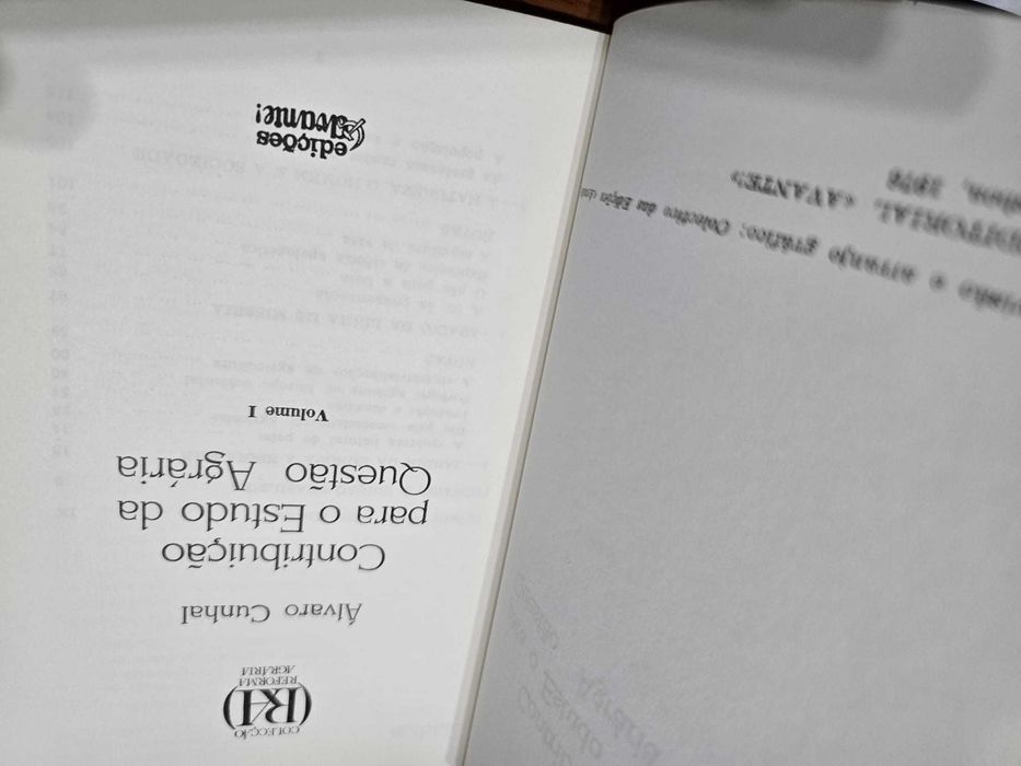 Contribuição para o Estudo da Questão Agrária - Álvaro Cunhal - 2 Vols