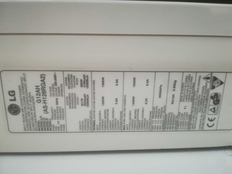 Ar condicionado lg